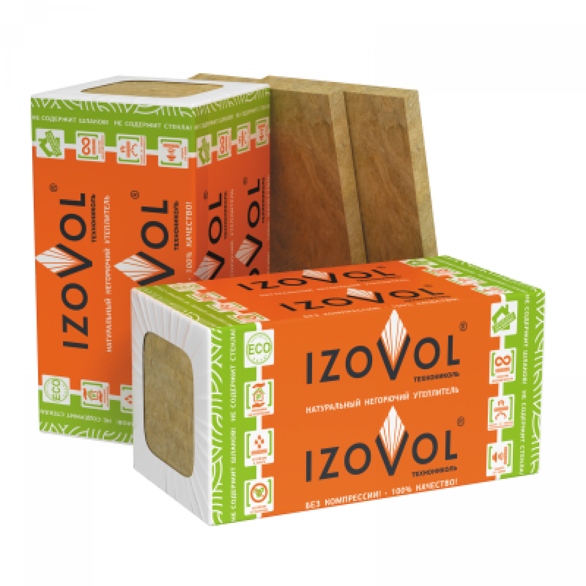 Утеплитель IZOVOL Ст-90, 1200Х600Х50 мм, (8 плит, 5,76 кв.м)
