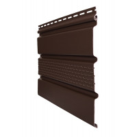 Софит Premium Acryl Grand Line частично перфорированный темный дуб