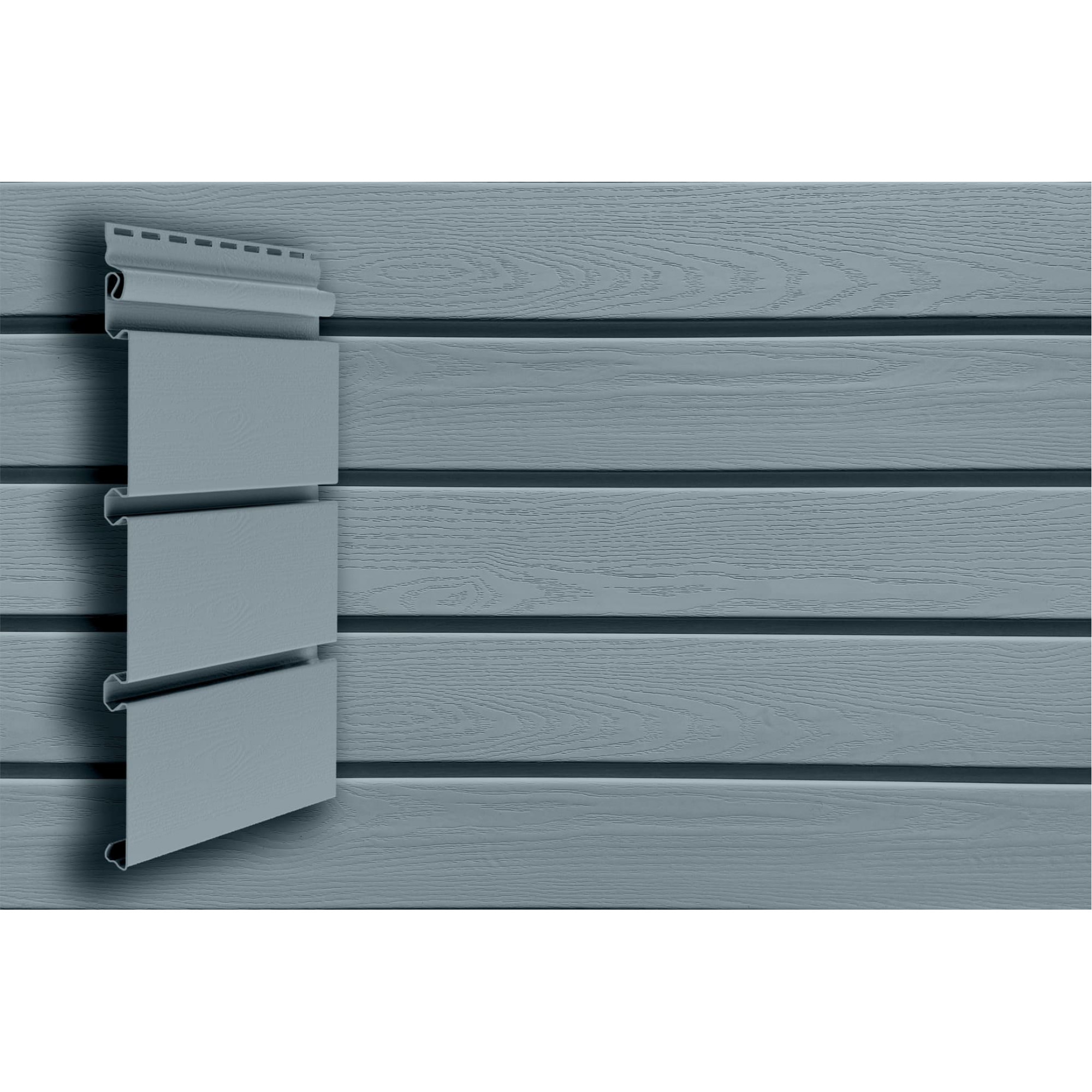 Сайдинг Архитектурный планкен Grand Line Color Plus голубой (3,0м)
