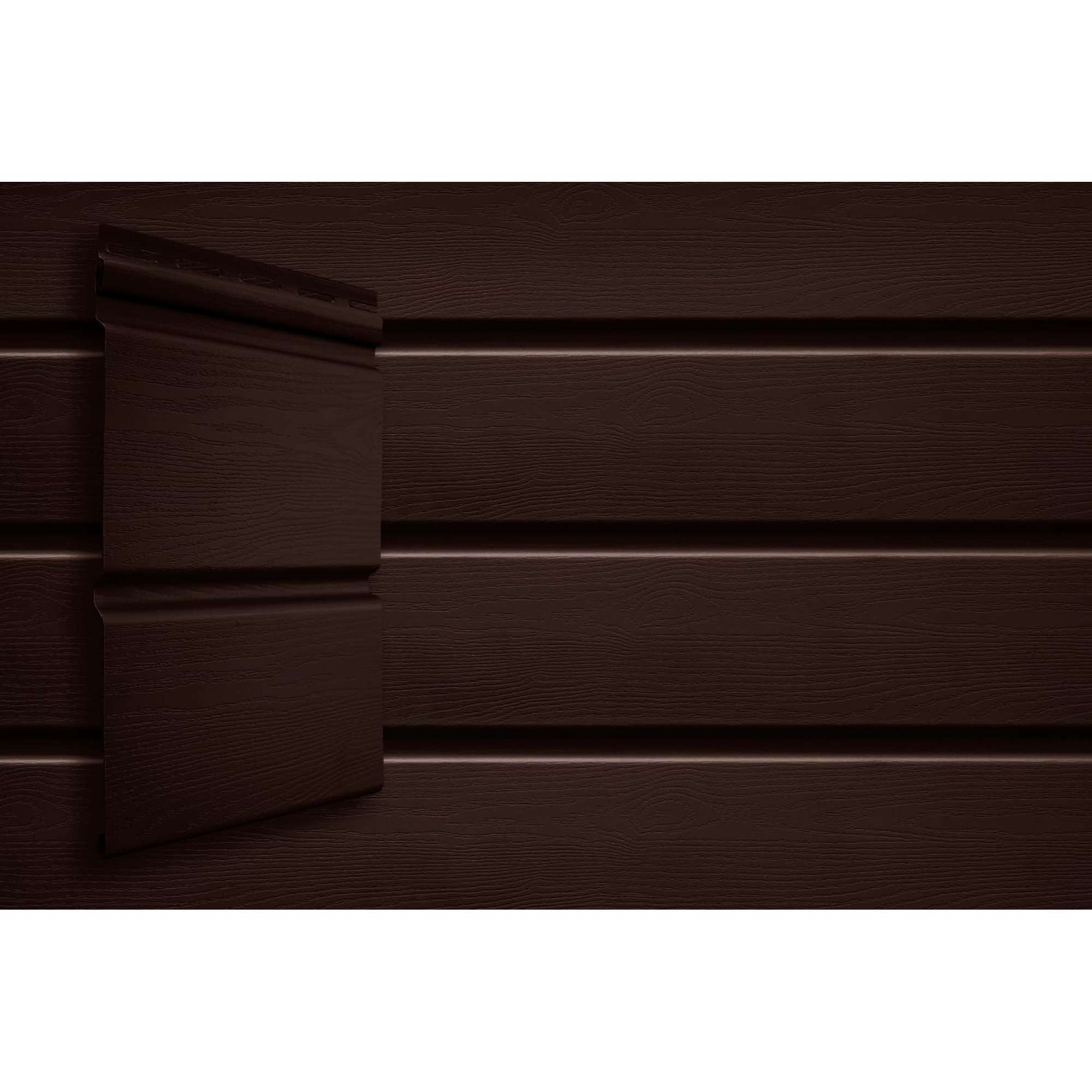 Сайдинг Double-брус Grand Line Acryl темный дуб (3,0м)
