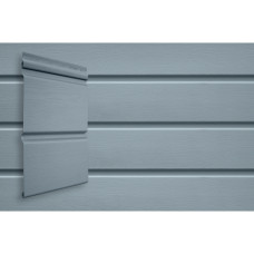 Сайдинг Double-брус Grand Line Color Plus голубой (3,0м)