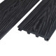Террасная доска TERRADECK ARAGON тиснение под дерево 150*20*4000м, черный