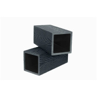 Столб из ДПК POLIVAN 3D 125х125х2900 мм (Черный)