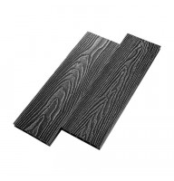 Террасная доска TERRADECK Vintage 150х24х3000 мм (графит)