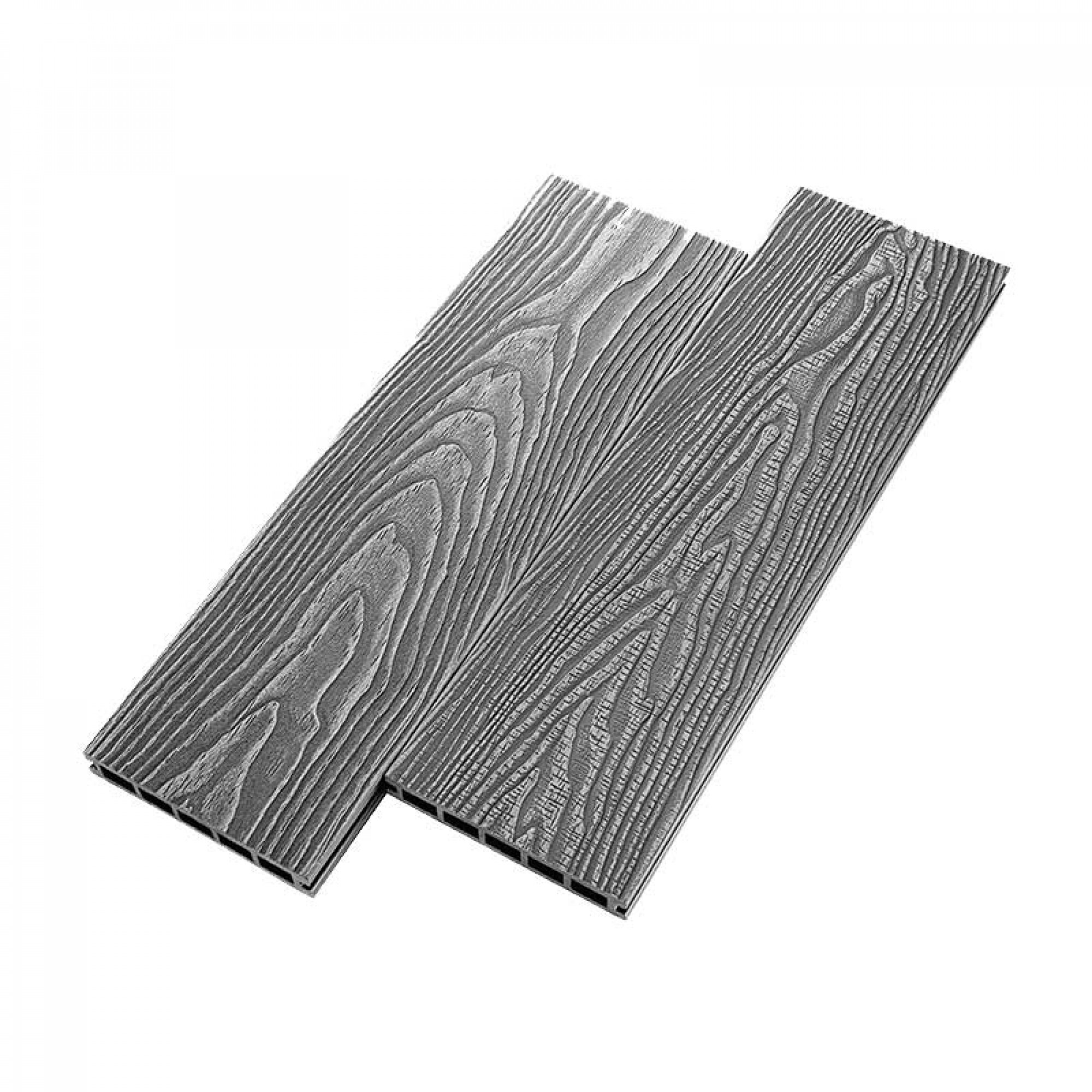 Террасная доска TERRADECK Vintage 150х24х3000 мм (серый)