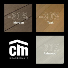 "Скидка на складские остатки террасной доски CM Decking серии MIX"