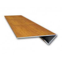 Планка начальная Woodstock 12х15х3000 (ECOSTEEL_T-01-ЗолотойДуб-0.5)
