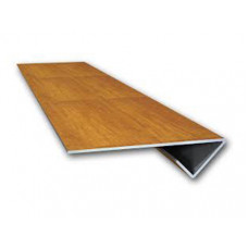Планка начальная Woodstock 12х15х3000 (ECOSTEEL_T-01-ЗолотойДуб-0.5)
