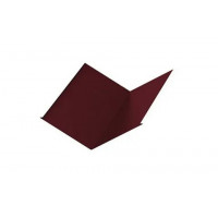 Планка ендовы нижняя (298*298), VikingMP 0.45мм RAL 3005 2м