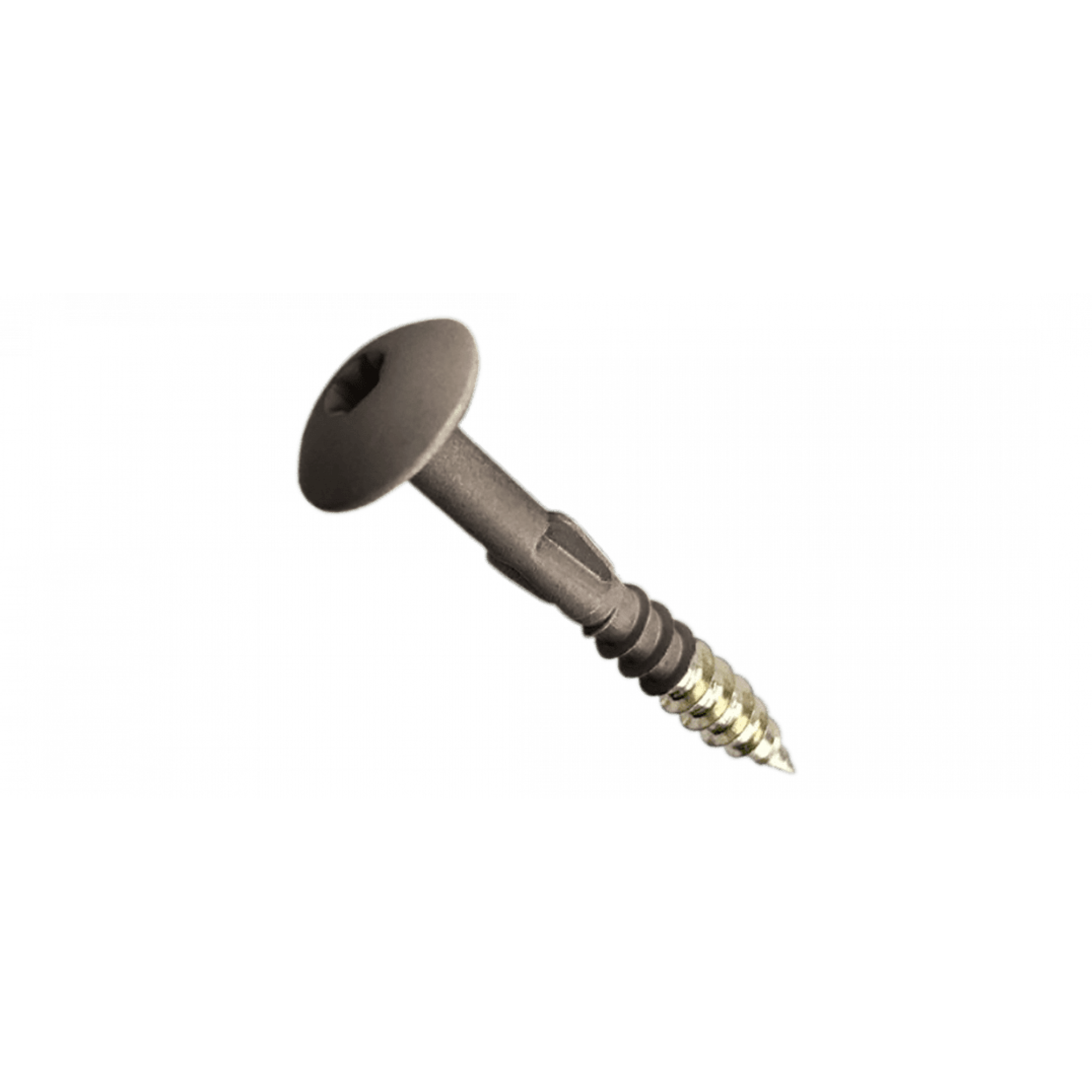 Саморезы TORX+WING (по дереву, грибовидная окрашенная шляпка С60) 4,8х38 CEDRAL