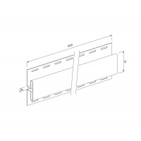 Н-профиль SX-18 ДУБ ЗОЛОТОЙ, 3,05 м , MAX-3