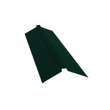 Конек гладкий (прямой) 110х35х110 RAL 6005 зеленый мох 2м
