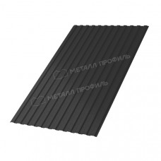 Профлист МЕТАЛЛ ПРОФИЛЬ МП-10х1100-A (VALORI-20-DarkGrey-0,5)