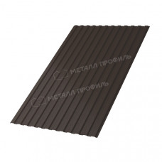 Профлист МЕТАЛЛ ПРОФИЛЬ МП-10х1100-A (VALORI-20-DarkBrown-0,5)