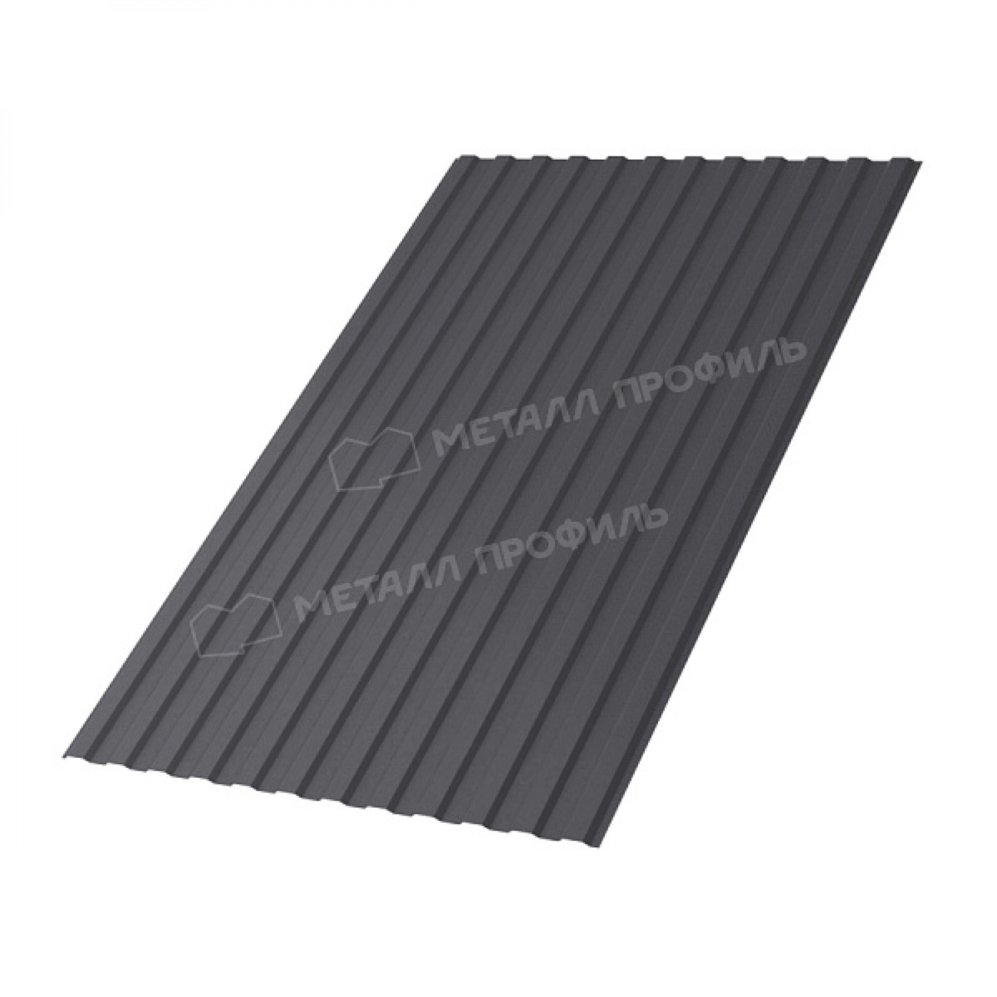 Профлист МЕТАЛЛ ПРОФИЛЬ МП-10х1100-A (VALORI-20-Grey-0,5)