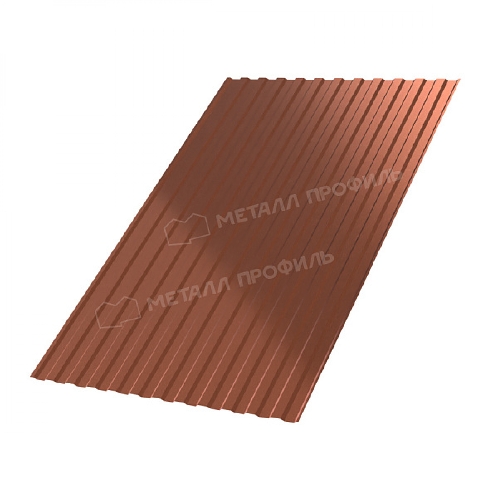 Профлист МЕТАЛЛ ПРОФИЛЬ МП-10x1100-B (PURMAN-20-Argillite-0,5)