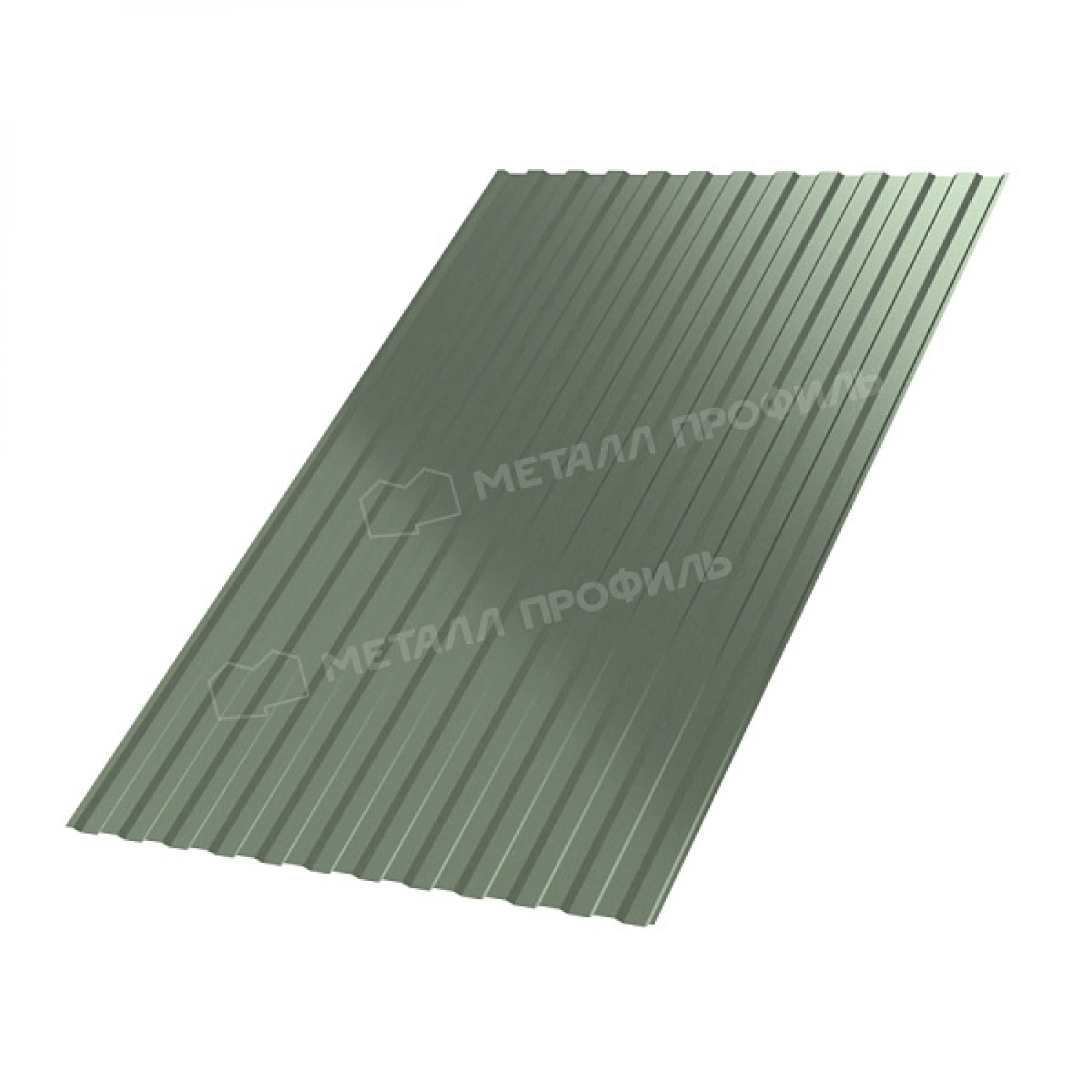 Профлист МЕТАЛЛ ПРОФИЛЬ МП-10x1100-B (PURMAN-20-Tourmalin-0,5)