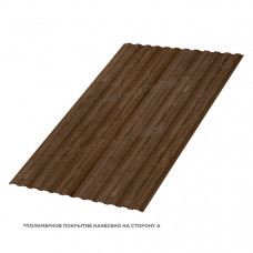Профлист МЕТАЛЛ ПРОФИЛЬ МП-10x1100-B (ECOSTEEL_MA-01-МореныйДуб-0,5)