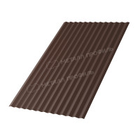 Профлист МЕТАЛЛ ПРОФИЛЬ МП-18х1100-A (VALORI-20-Brown-0,5)