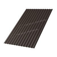 Профлист МЕТАЛЛ ПРОФИЛЬ МП-18х1100-A (VALORI-20-DarkBrown-0,5)