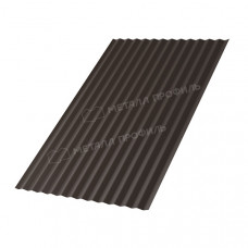 Профлист МЕТАЛЛ ПРОФИЛЬ МП-18х1100-B (VALORI-20-DarkBrown-0,5)