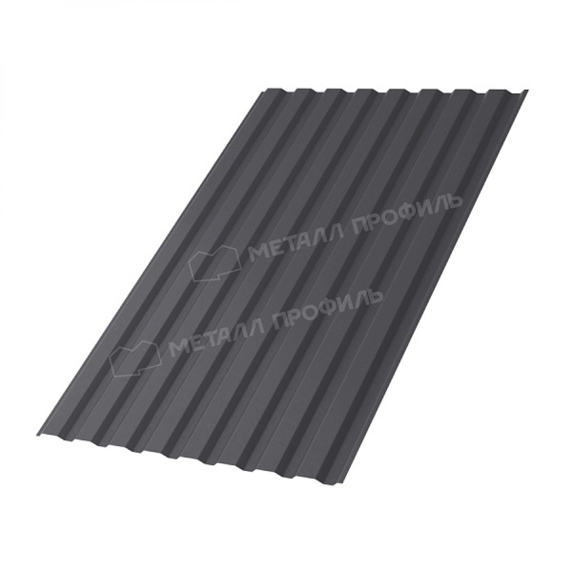 Профлист МЕТАЛЛ ПРОФИЛЬ МП-20x1100-A (VALORI-20-Grey-0,5)