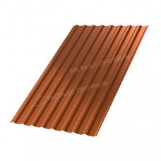 Профлист МЕТАЛЛ ПРОФИЛЬ МП-20x1100-B (AGNETA_Д-03-Copper-0,5)