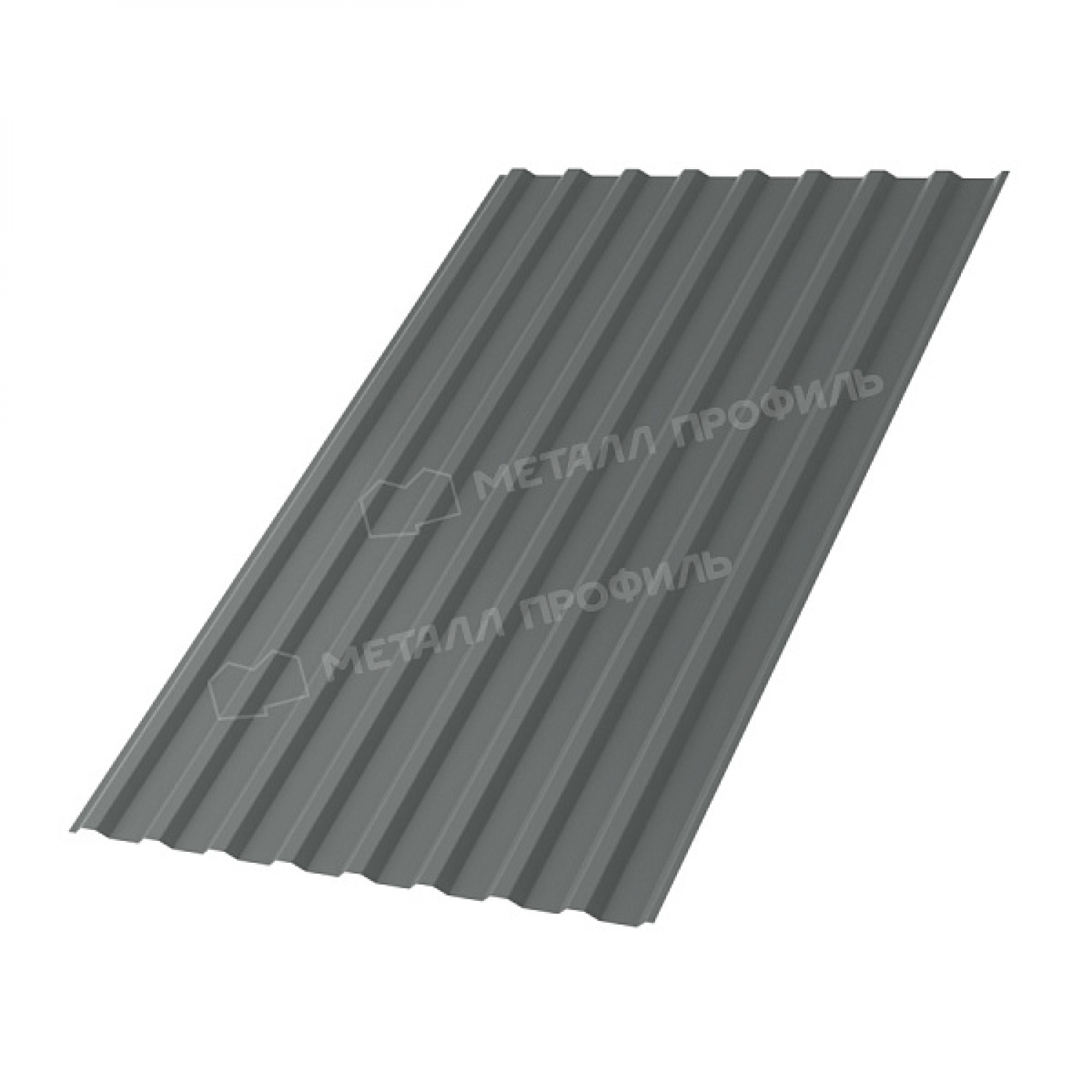 Профлист МЕТАЛЛ ПРОФИЛЬ МП-20x1100-B (ПЭ-01-7005-0,45)