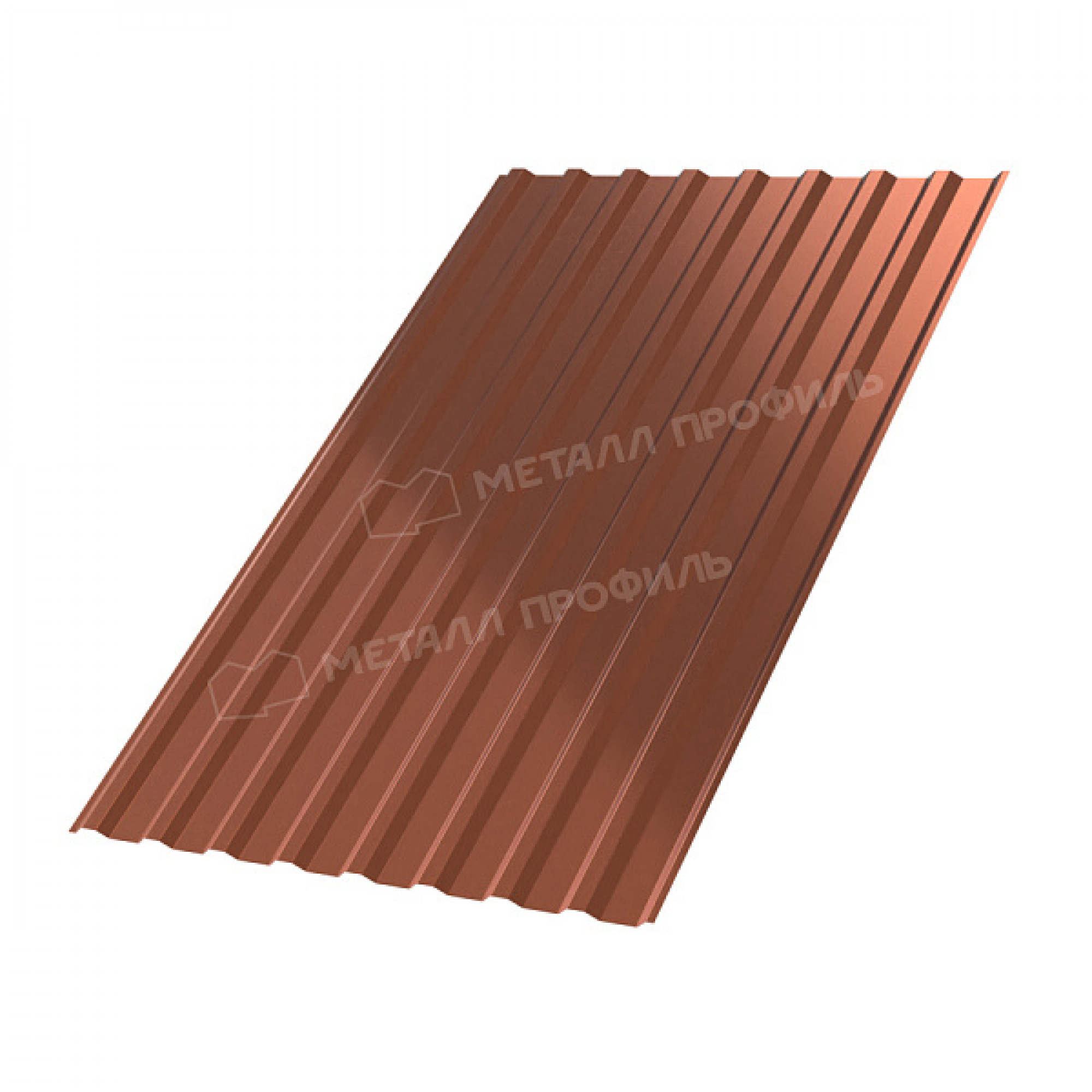Профлист МЕТАЛЛ ПРОФИЛЬ МП-20x1100-B (PURMAN-20-Argillite-0,5)