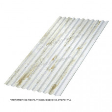 Профлист МЕТАЛЛ ПРОФИЛЬ С-21x1000-B (ECOSTEEL_MA-01-Беленый Дуб-0,5)