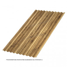 Профлист МЕТАЛЛ ПРОФИЛЬ С-21x1000-B (ECOSTEEL_T_Д-01-ЗолотойДуб-0,5)