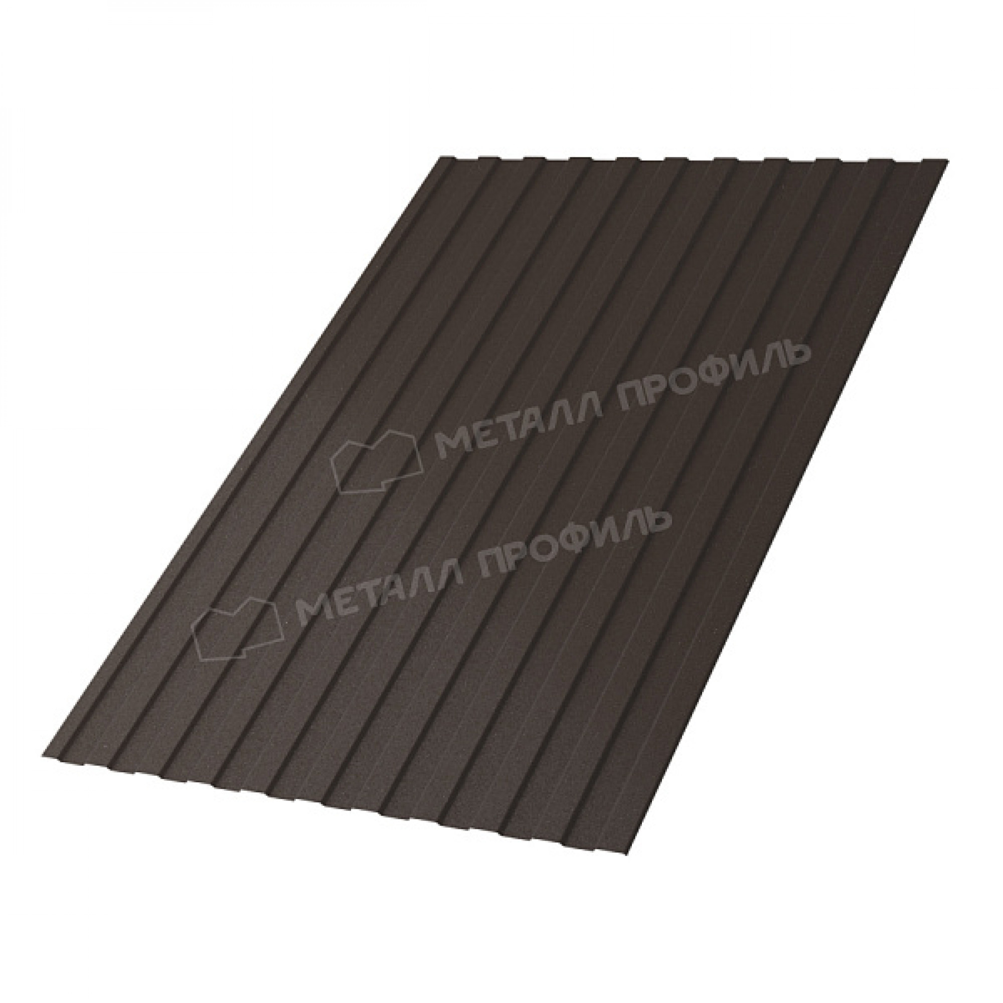 Профлист МЕТАЛЛ ПРОФИЛЬ С-8х1150-A (VALORI-20-DarkBrown-0,5)