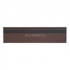 Конек/Карниз Шинглас (Shinglas) 12х0,3/20х0,25 (Агат Коричневый) /1 уп/