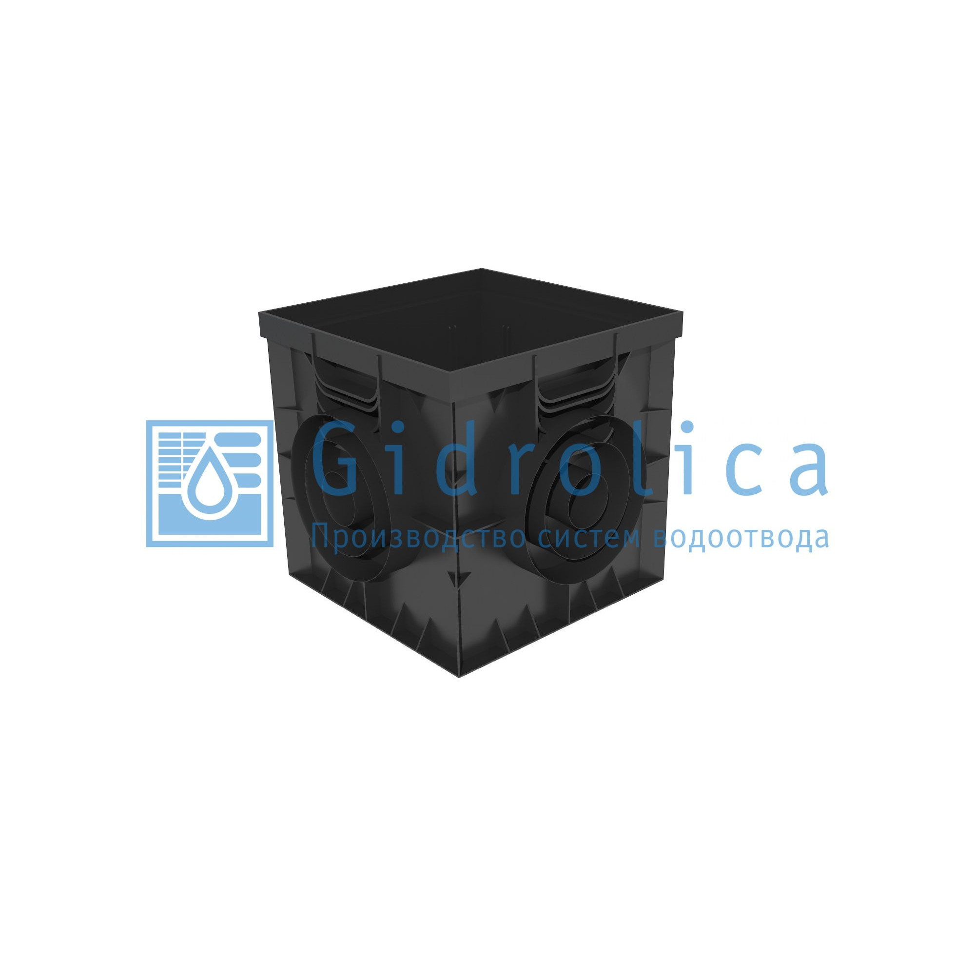 Дождеприемник Gidrolica Point ДП-30.30 - пластиковый универсальный