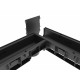 Торцевая заглушка универсальная для лотка водоотводного Gidrolica Standart/Standart Plus DN100, пластиковая
