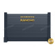 Забор жалюзи «Rancho»