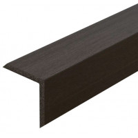 Уголок Unodeck Жженый Кедр 50х50 3,0м