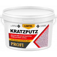 Камешковая штукатурка ARTEL profi Kratzputz зерно 1,5мм бак 45кг