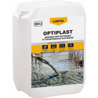 Пластифицирующая добавка ARTEL OPTIPLAST DB12, канистра 10л