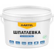 ARTEL Шпатлевка на основе ПВА 3кг
