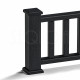 Комплект крышка\юбка для столба SEQUOIA BLACK