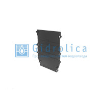 Торцевая заглушка универсальная для лотка водоотводного Gidrolica Standart/Standart Plus DN100, пластиковая