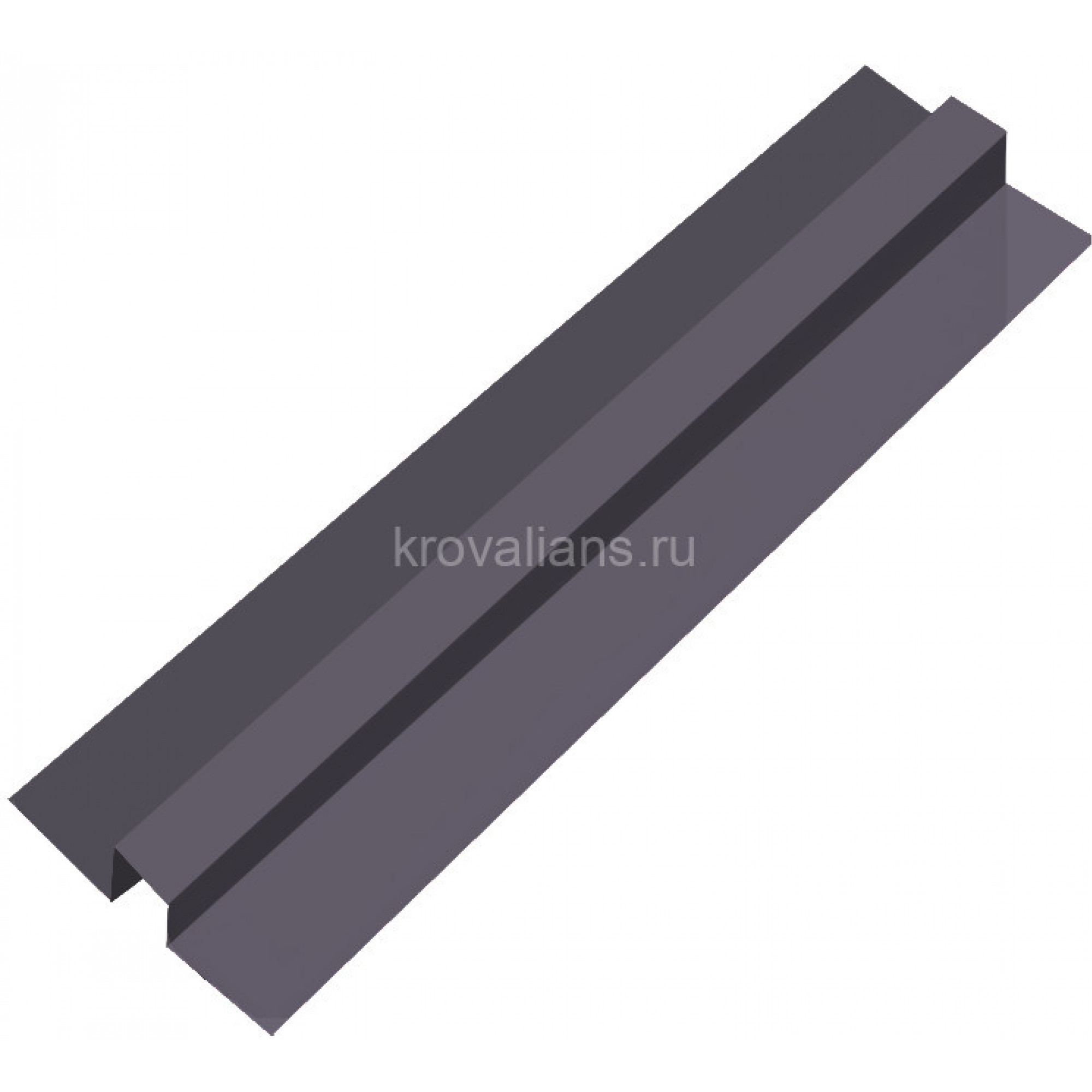 Планка вертикальная БЕТЭКО 3м (RAL 7024)