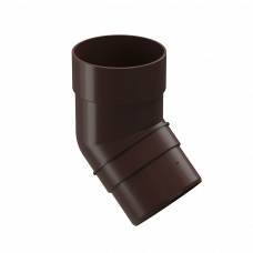 Колено 45˚  PREMIUM, шоколад
