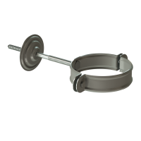 Хомут трубы STAL PREMIUM, графит