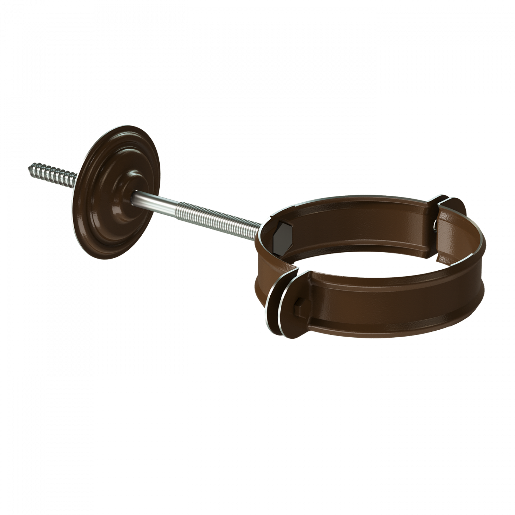 Хомут трубы STAL PREMIUM, каштан