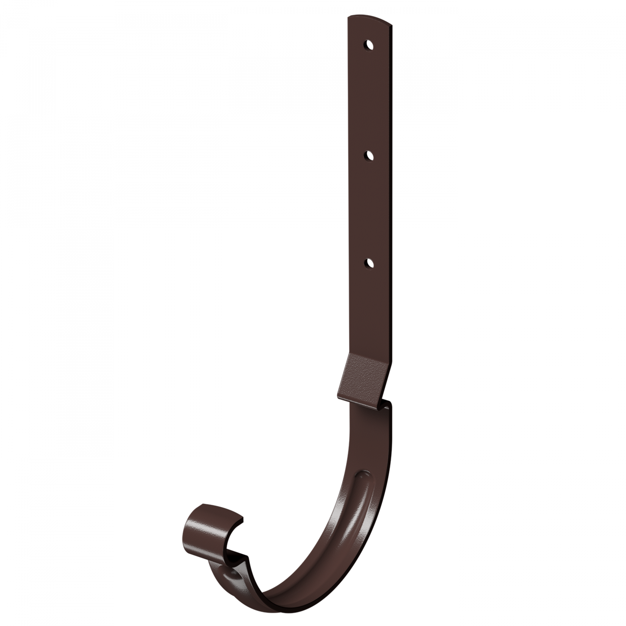 Карнизный крюк длинный STAL PREMIUM, шоколад