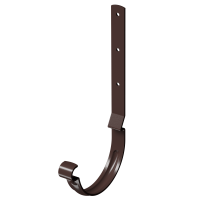 Карнизный крюк длинный STAL PREMIUM, шоколад
