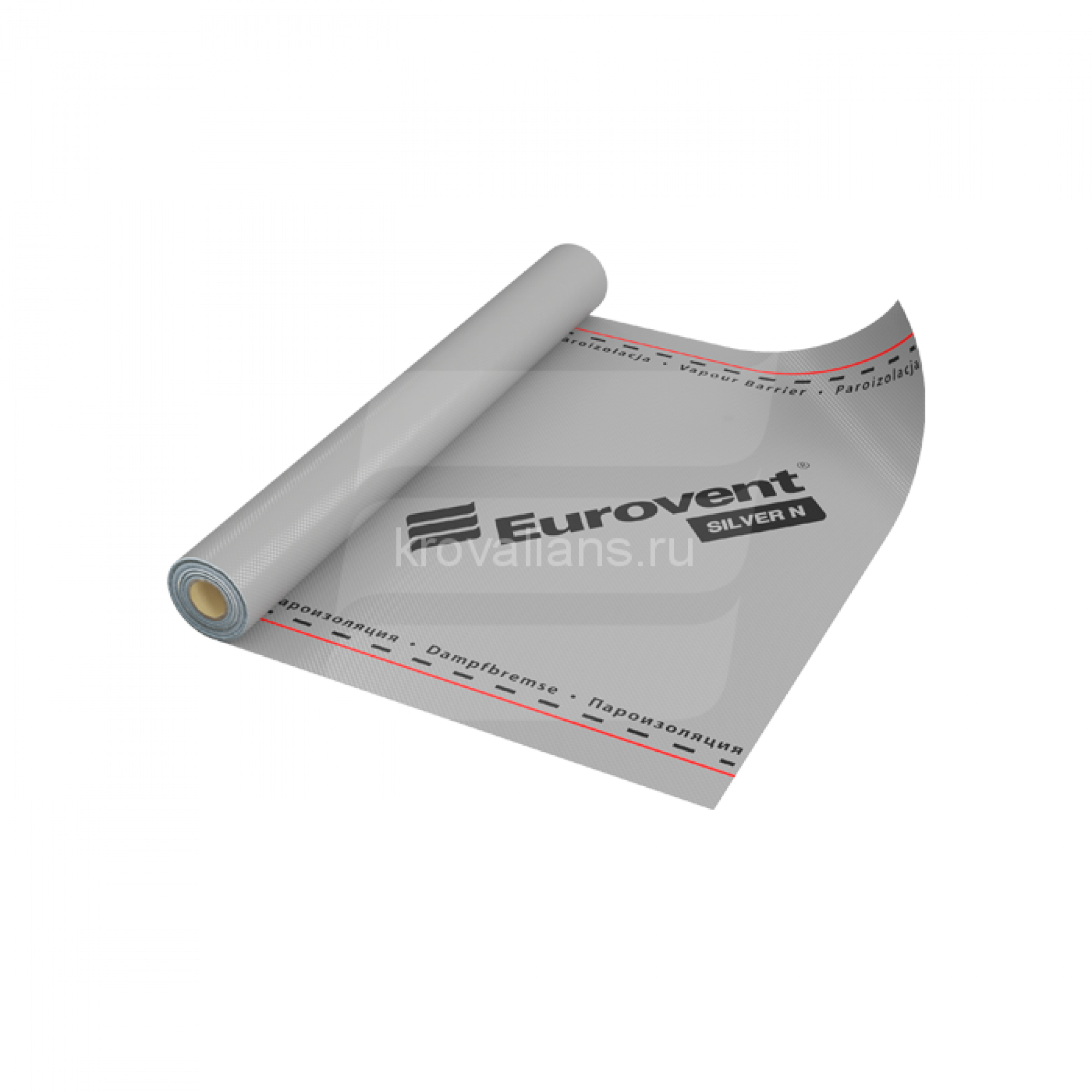 Eurovent (Евровент) SILVER N96 Пароизоляция 96 г/м2 75 м2 (1,5х50м)