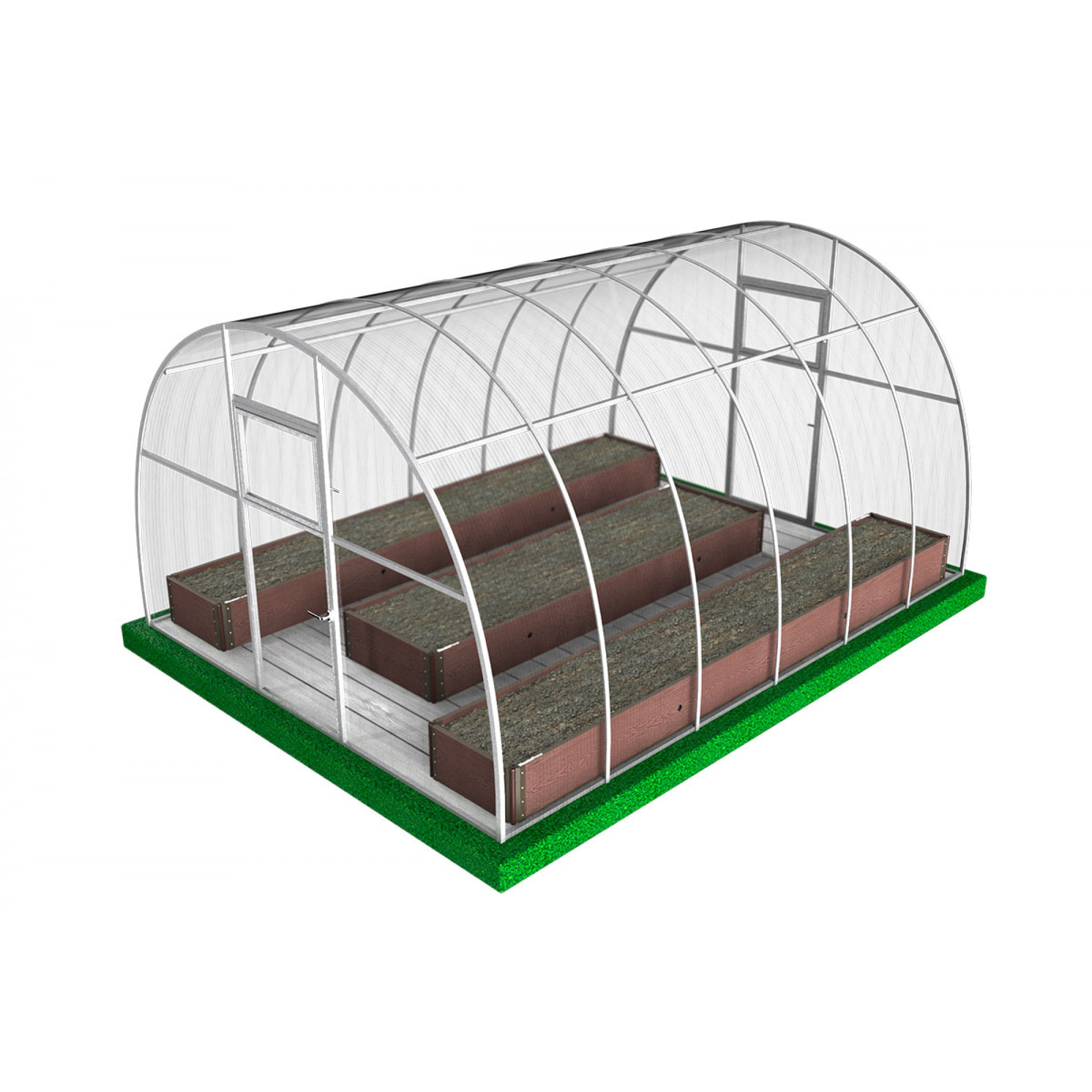 Доска грядочная NauticPrime 300*30*2950мм, серый